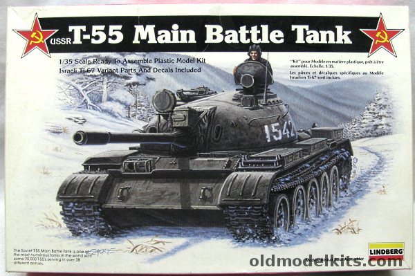 Lindberg 1/35 T-55 or Ti-67 Israeli - Soviet / DDR / Israel, 6001 plastic model kit